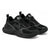 EMPORIO ARMANI Mesh Lace-Up Sneakers X8X249-BLKSLV - Black Silver / 42 2/3