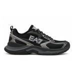EMPORIO ARMANI Mesh Lace-Up Sneakers X8X249-BLKSLV