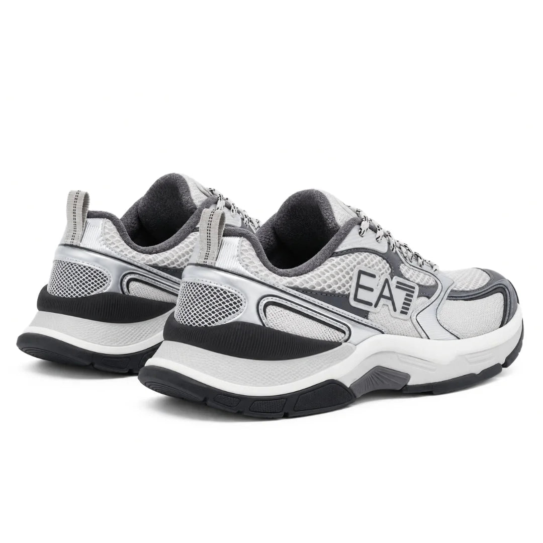 EMPORIO ARMANI Mesh Lace-Up Sneakers X8X249-DGRYSLV