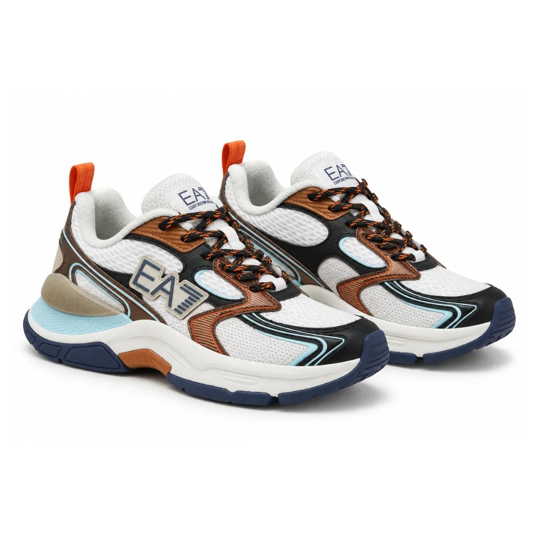 EMPORIO ARMANI Mesh Lace-Up Sneakers X8X249-MLT - Multi / 41 1/3