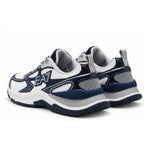 EMPORIO ARMANI Mesh Lace-Up Sneakers X8X249-NVYSLV