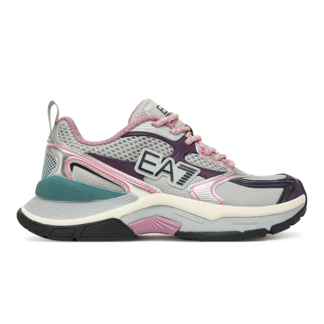 EMPORIO ARMANI Mesh Lace-Up Sneakers X8X249-PRLPNK