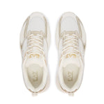 EMPORIO ARMANI Mesh Lace-Up Sneakers X8X249-WHTGLD