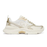 EMPORIO ARMANI Mesh Lace-Up Sneakers X8X249-WHTGLD
