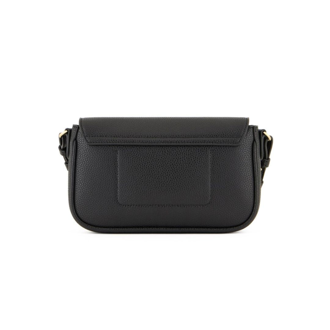 Emporio Armani Mini Bag with Deer Print Trim BLK Black