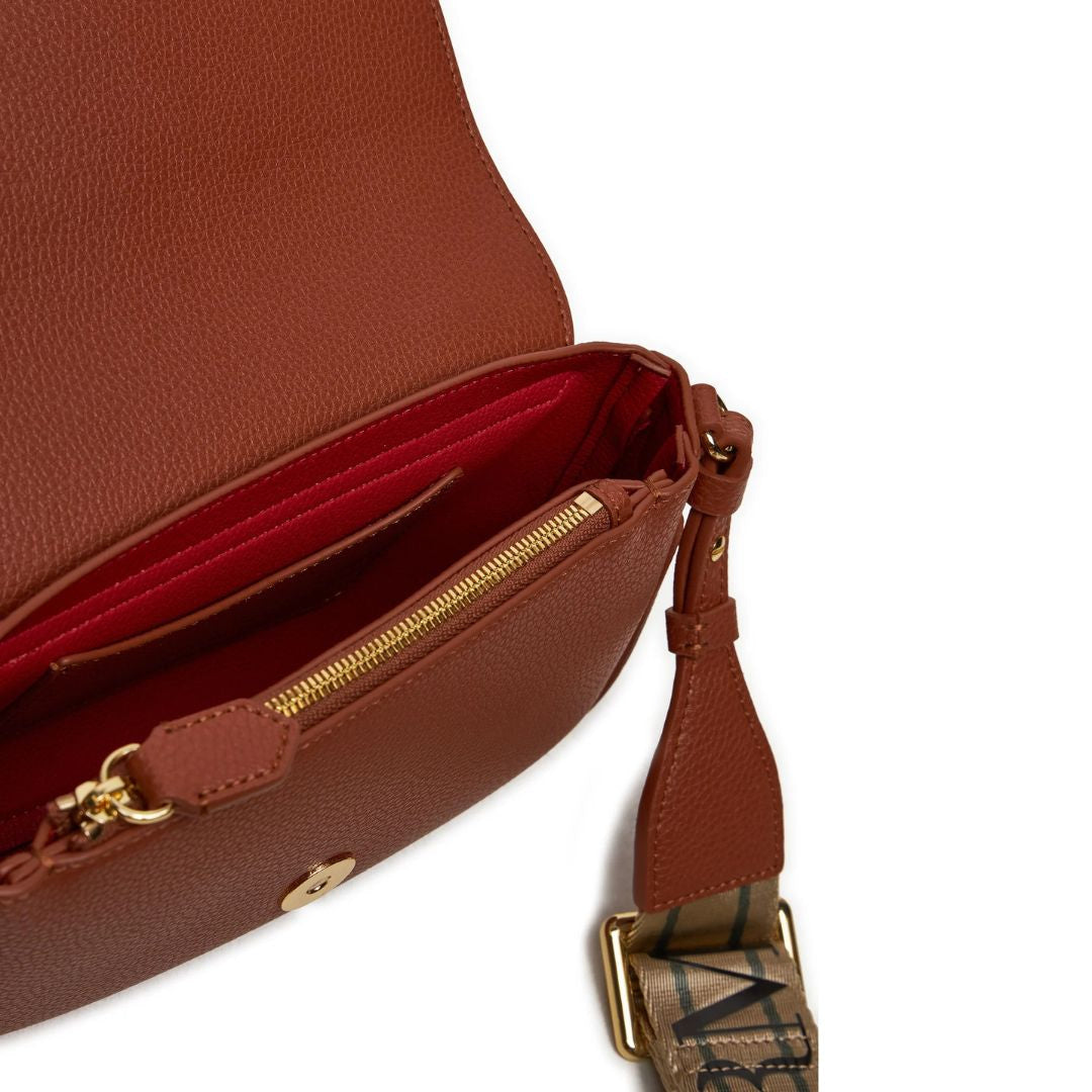 Emporio Armani Mini Bag with Deer Print Trim TAN Tan