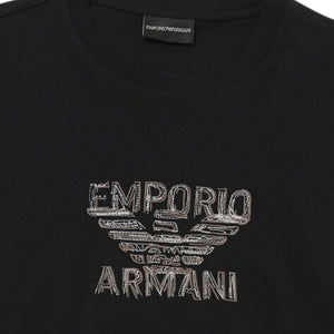 EMPORIO ARMANI Multi Eagle Logo T-Shirt Men - BLK