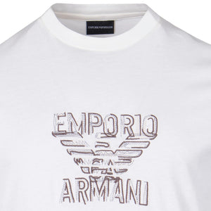 EMPORIO ARMANI Multi Eagle Logo T-Shirt Men - WHT