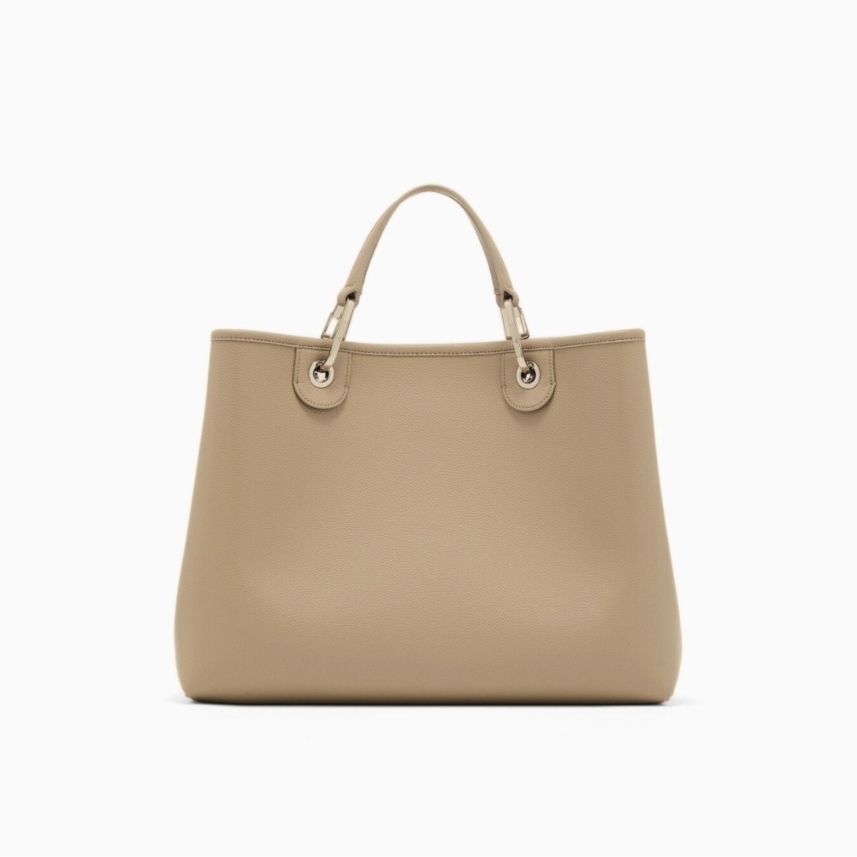 Emporio Armani MyEA Small Shopper Bag with Deer-Print Finish Y3D166 YFO5B- BEG - Beige