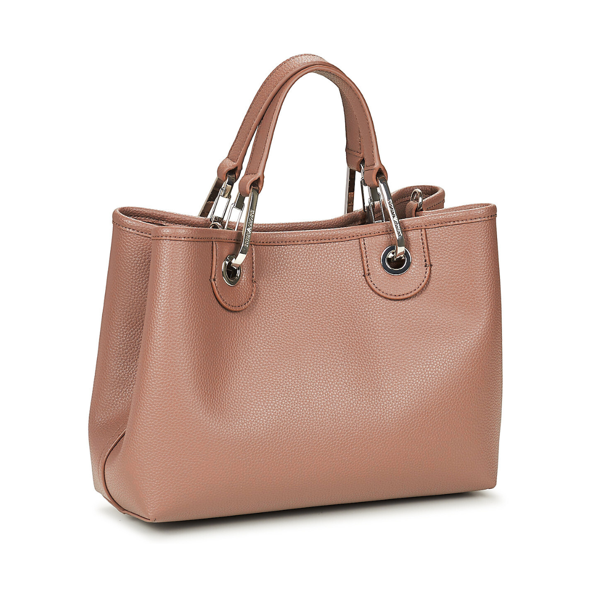 Emporio Armani MyEA Small Shopper Bag with Deer-Print Finish Y3D166 YFO5B- BRN - Brown