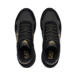 EMPORIO ARMANI Retro Sneakers 7X000380-BLKBLK