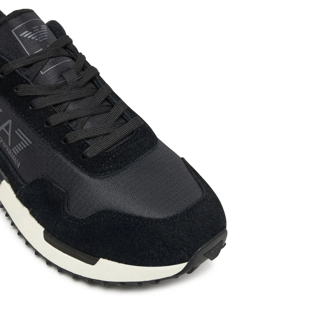 EMPORIO ARMANI Retro Sneakers 7X000380-BLKGRY