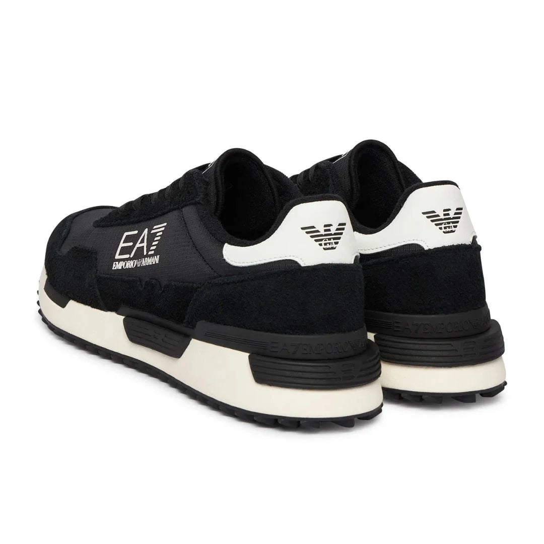 EMPORIO ARMANI Retro Sneakers 7X000380-BLKWHT