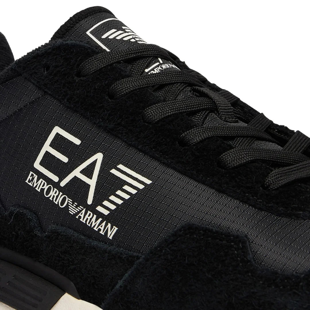 EMPORIO ARMANI Retro Sneakers 7X000380-BLKWHT