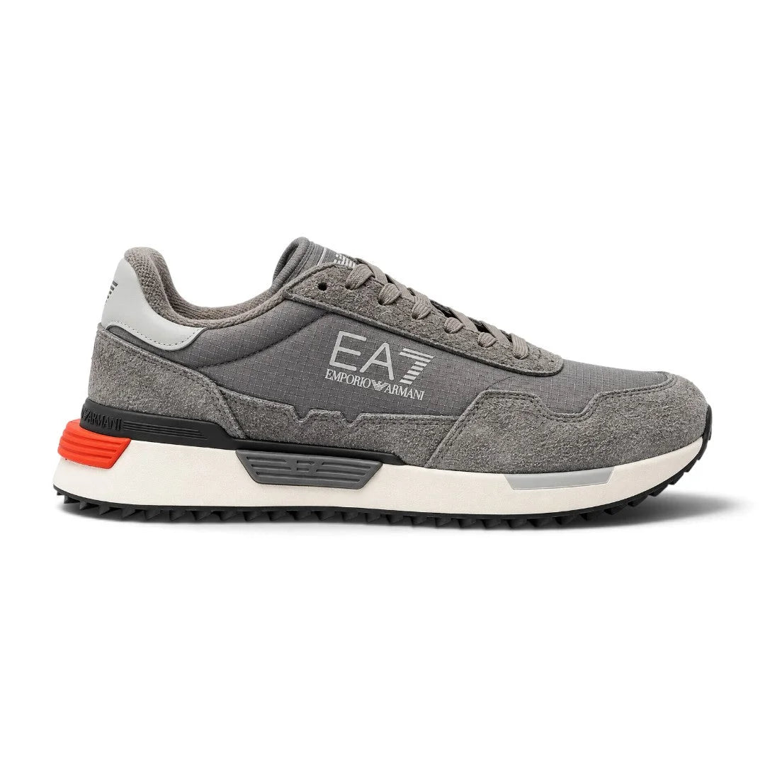 EMPORIO ARMANI Retro Sneakers 7X000380-DGRYBLK - Dark Gray / 37 1/3