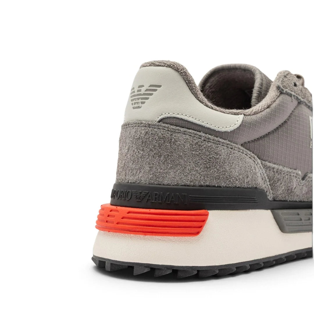 EMPORIO ARMANI Retro Sneakers 7X000380-DGRYBLK