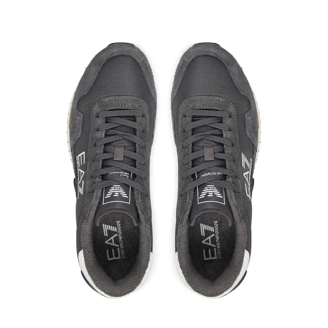 EMPORIO ARMANI Retro Sneakers 7X000380-GRYGRN