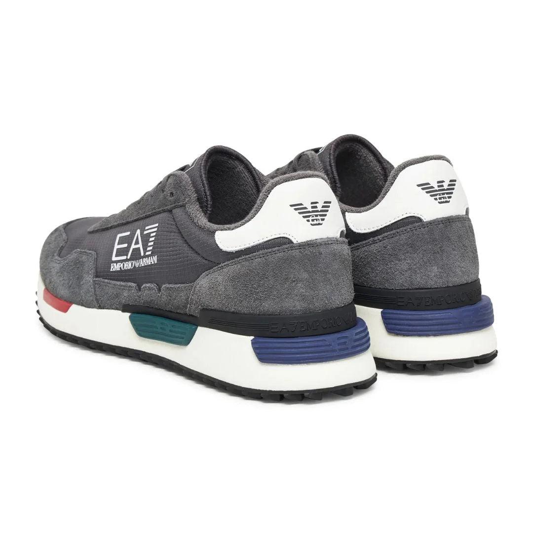 EMPORIO ARMANI Retro Sneakers 7X000380-GRYGRN