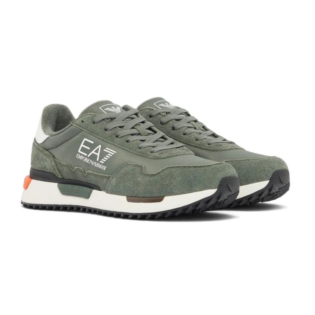 EMPORIO ARMANI Retro Sneakers 7X000380-OLVORG