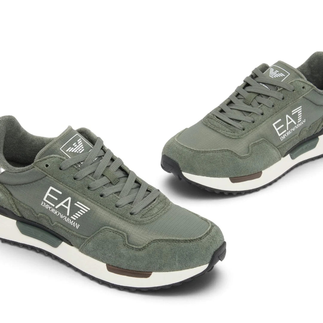 EMPORIO ARMANI Retro Sneakers 7X000380-OLVORG