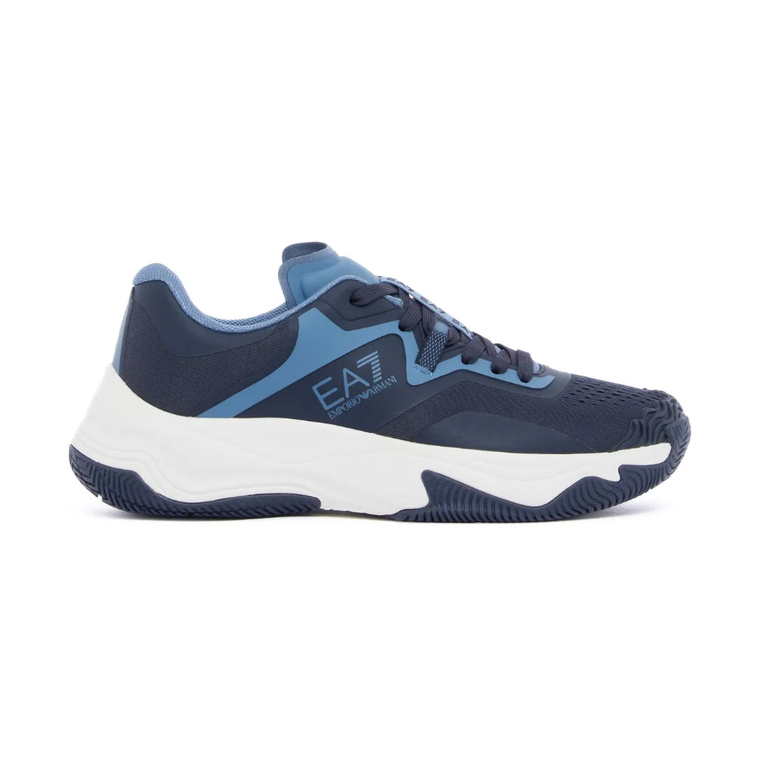 EMPORIO ARMANI Running Mesh Upper New Padel X8X248-NVYBLU - Navy Blue / 39 1/3