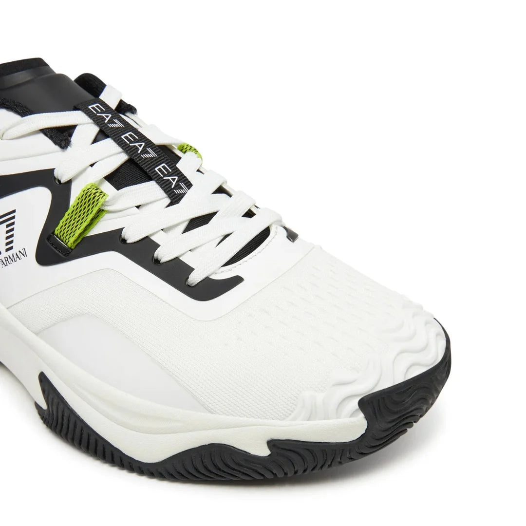 EMPORIO ARMANI Running Mesh Upper New Padel X8X248-WHTBLK