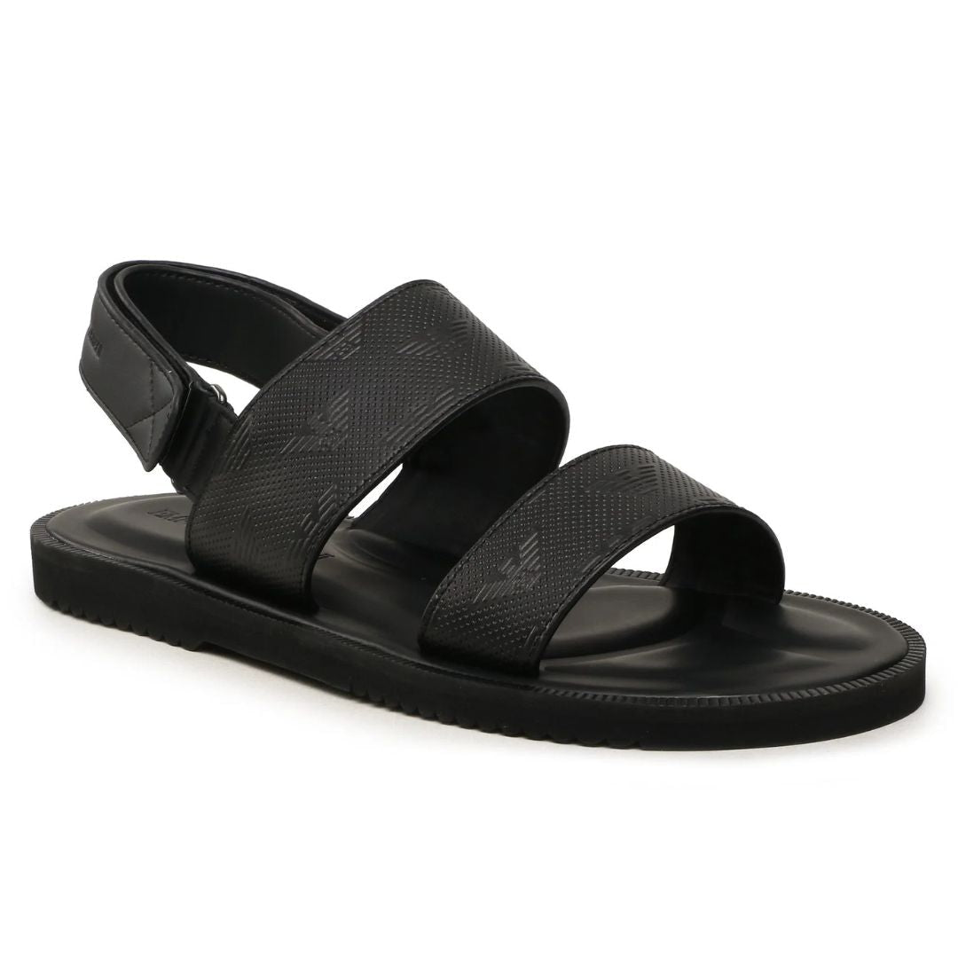 EMPORIO ARMANI Sandals X4P126 XN789 Men - BLK - Black / 40