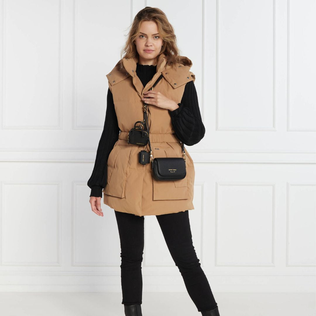 Emporio Armani Shoulder Bag With Sachets Y3H328-YFO5B-85218-BLK - Black