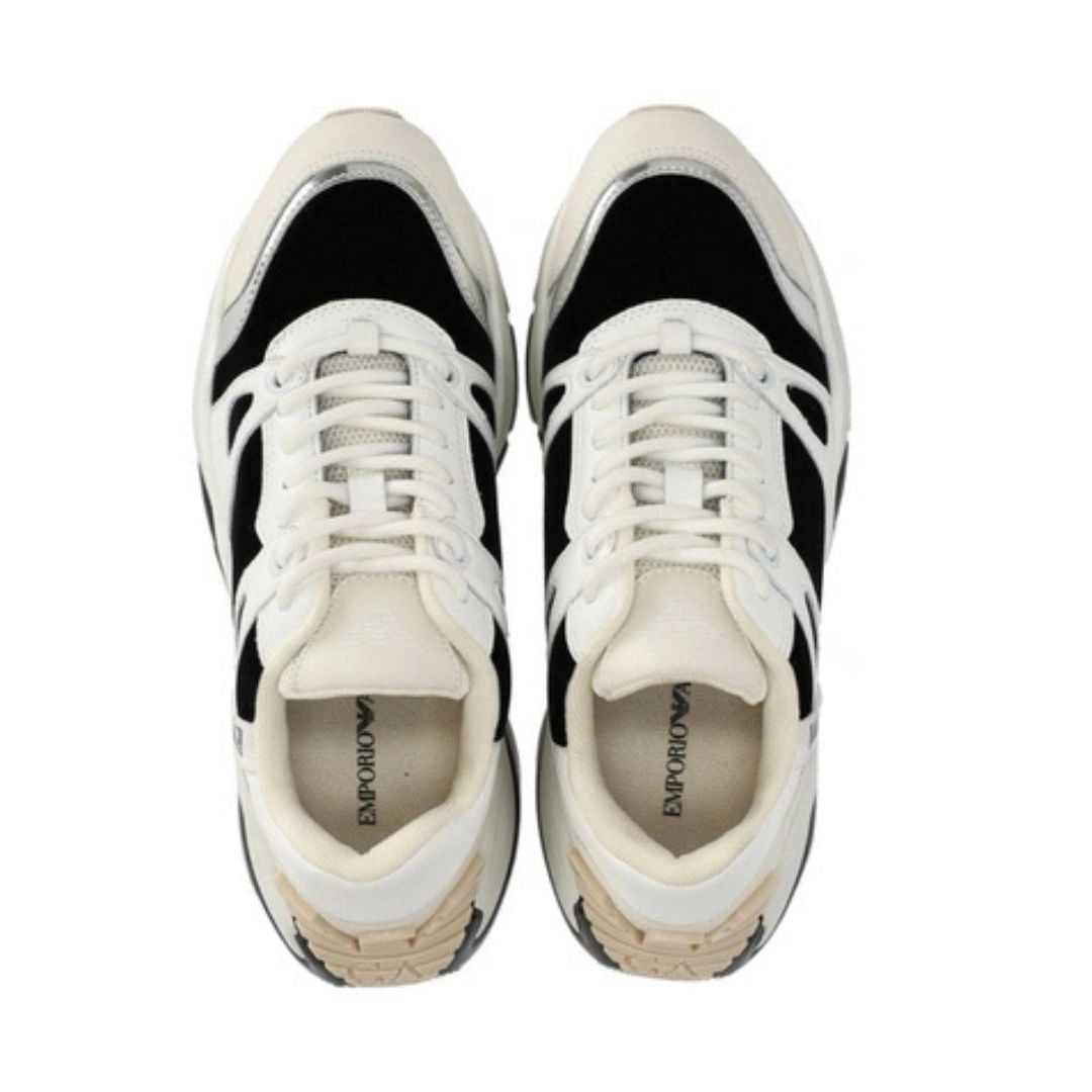 EMPORIO ARMANI Sneakers Women X3X148-WHTBLK - White Multi / 36