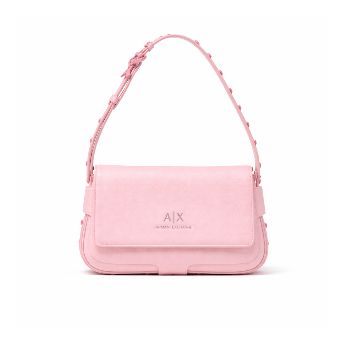 Emporio Armani trap and the brand logo Shoulder Bag Women - PNK - Pink