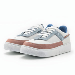 EMPORIO ARMANI Zar Low Trainer Women X3X206-WHTBLU