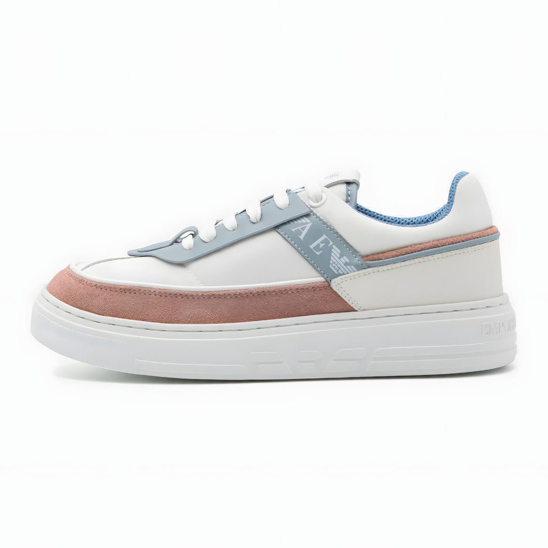 EMPORIO ARMANI Zar Low Trainer Women X3X206-WHTBLU - White / 38