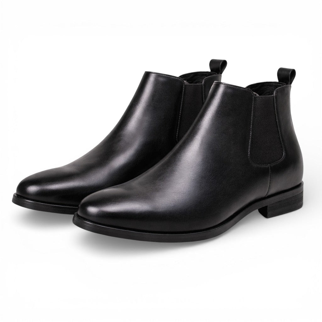 Florsheim Barret Plain Toe Chelsea Boot Men - BLK - Black / 40