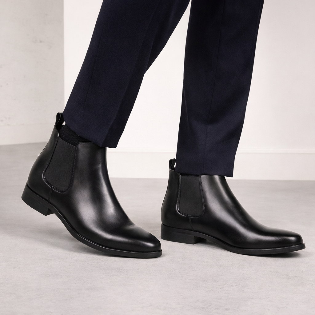 Florsheim Barret Plain Toe Chelsea Boot Men - BLK