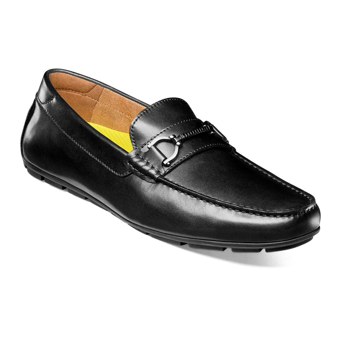 Florsheim Motor Moc Toe Bit Driver BLK Black / 40