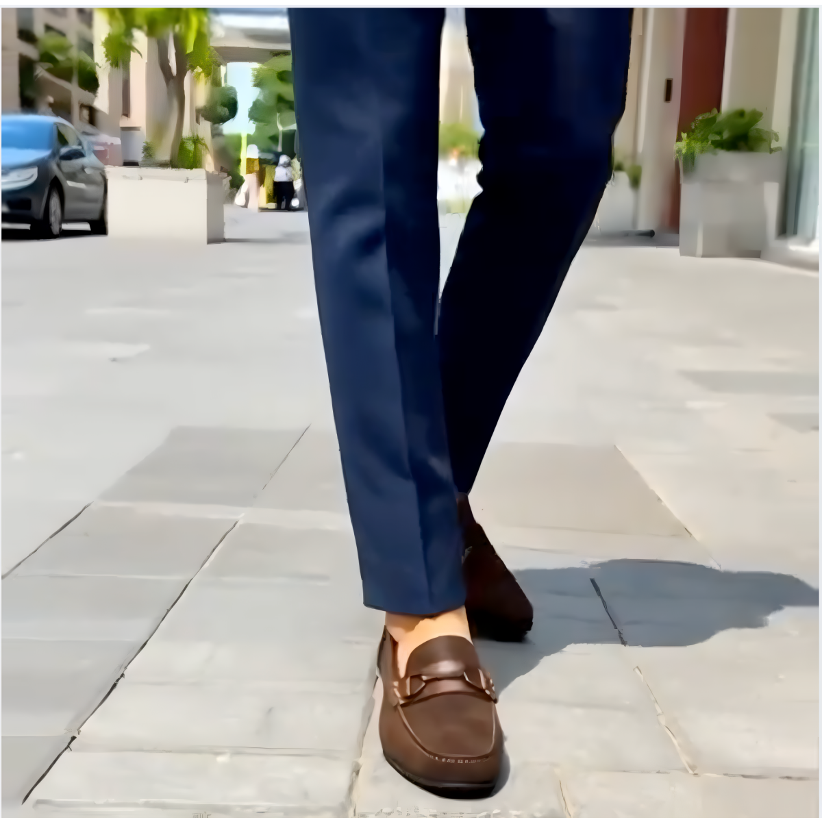 Florsheim Motor Moc Toe Bit Driver BRN