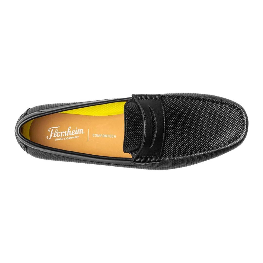 Florsheim Motor Moc Toe Penny Driver BLK