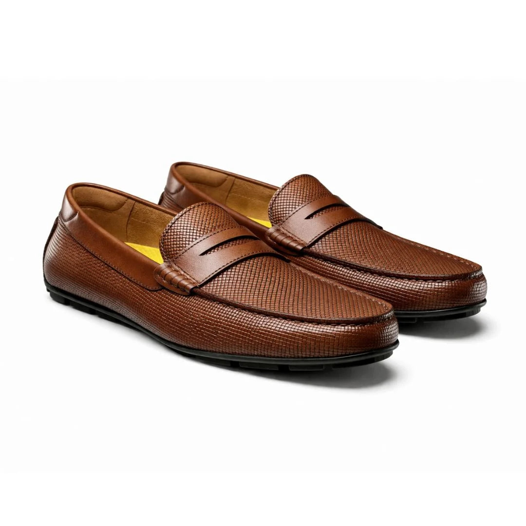 Florsheim Motor Moc Toe Penny Driver - TAN - Tan / 42.5
