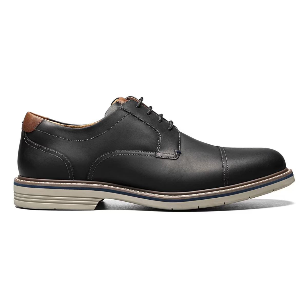 Florsheim Norwalk Cap Toe Oxford Men - BLK - Black / 40