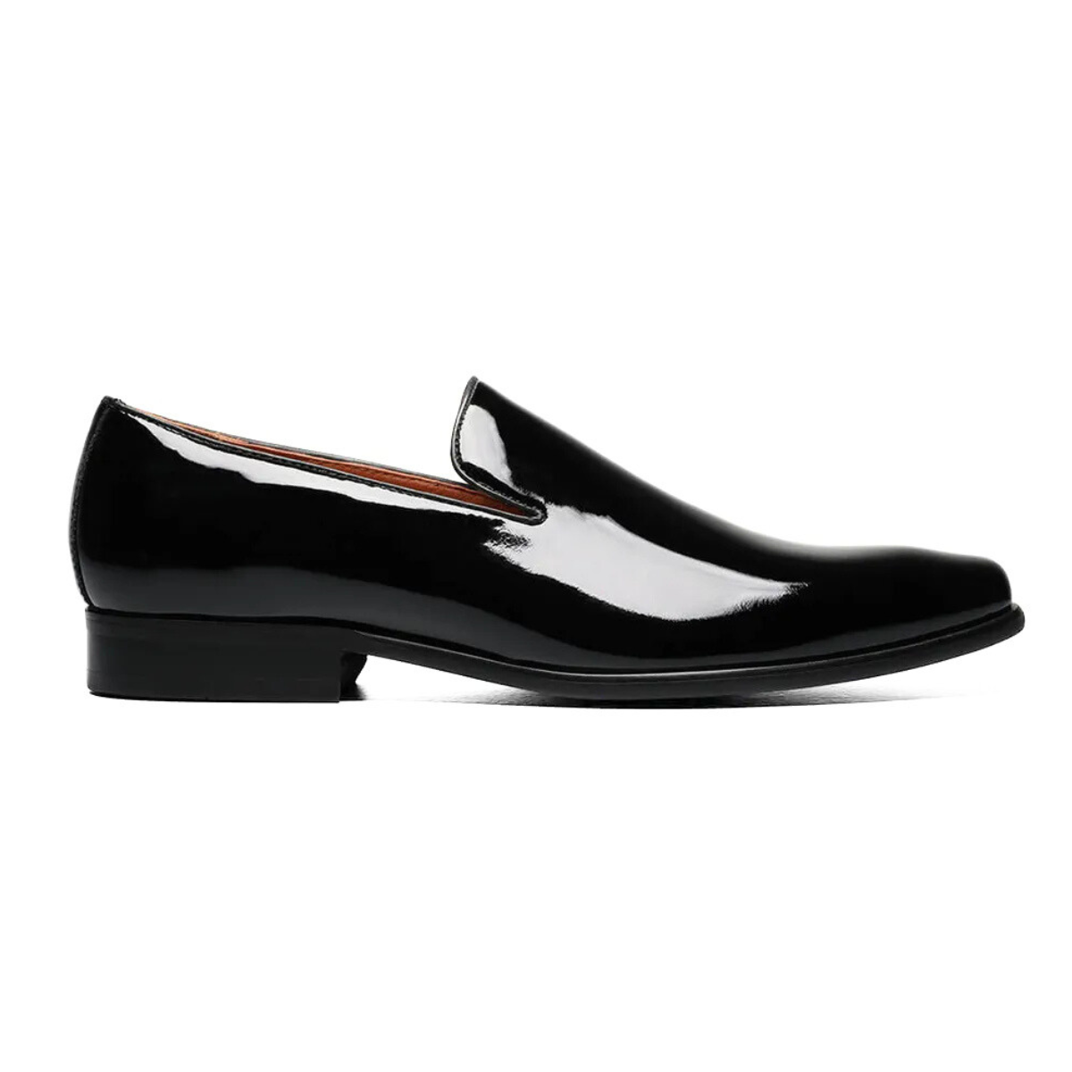 Florsheim Postino Plain Toe Slip On loafers Men - BLK - Black / 40