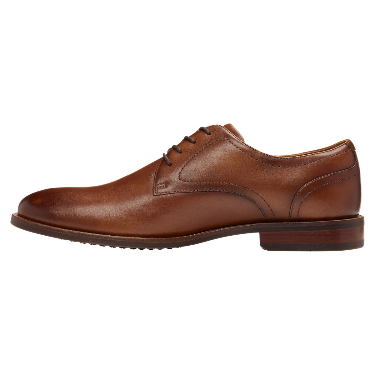 Florsheim Remi Leather Plain Toe Lace-Up Oxford Men - BRN