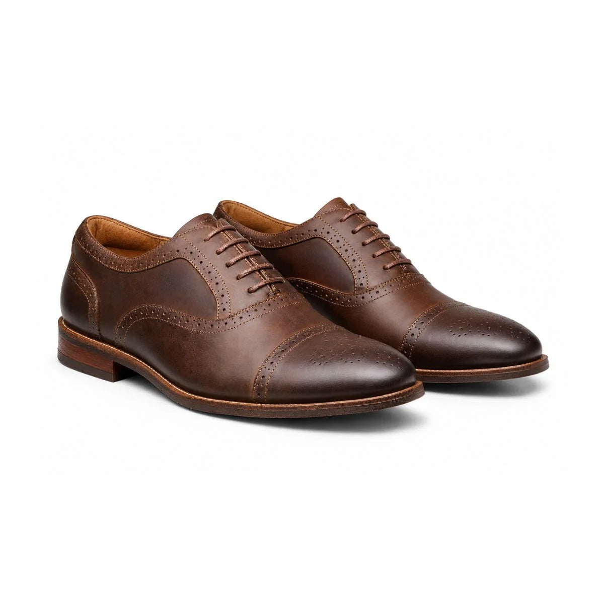 Florsheim Rucci Cap Toe Oxford Men - BRN - Brown / 40