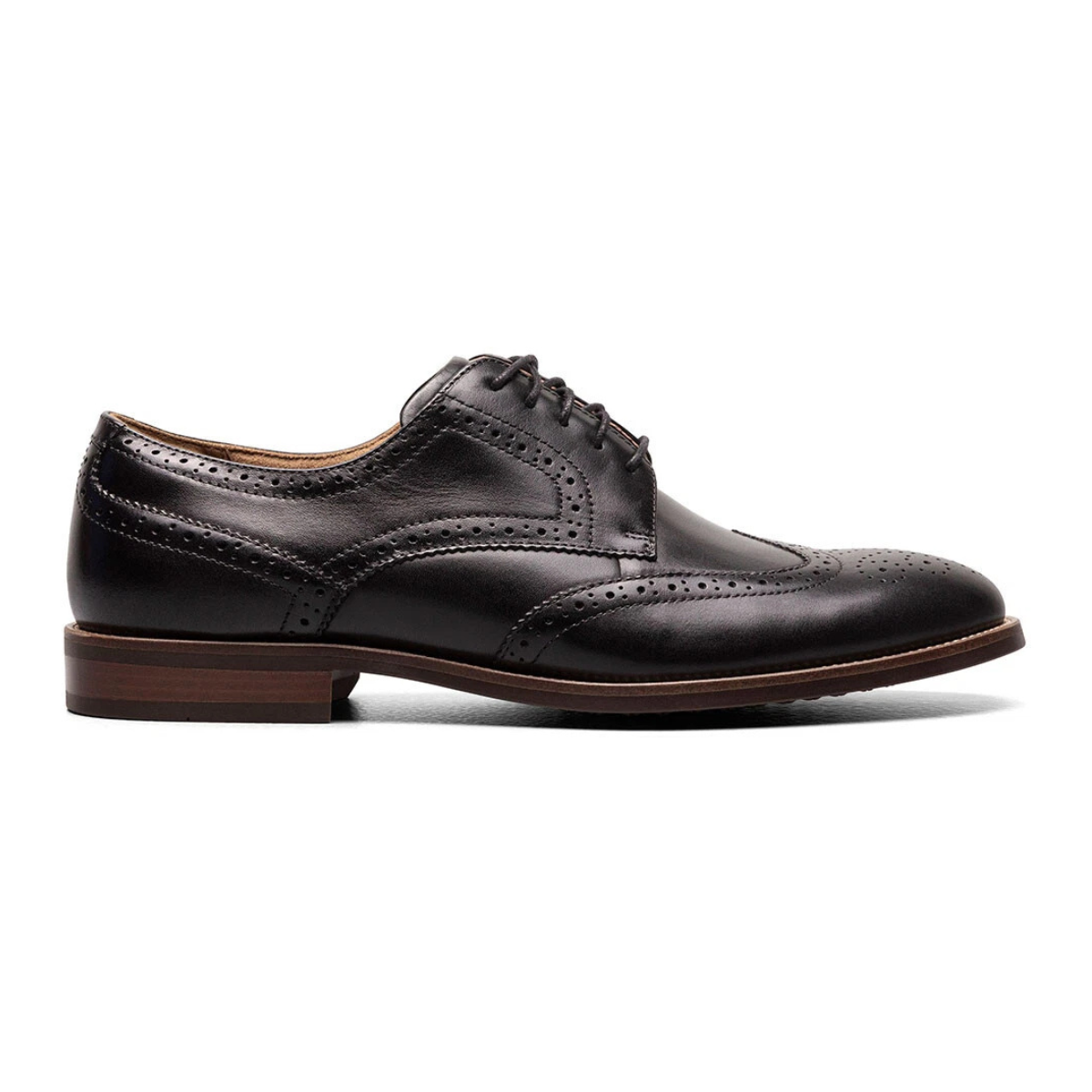 Florsheim Rucci Wingtip Oxford Men - BLK - Black / 40