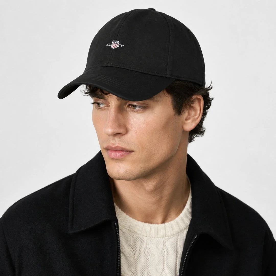 GANT Shield Logo Cotton Twill Baseball Cap Men