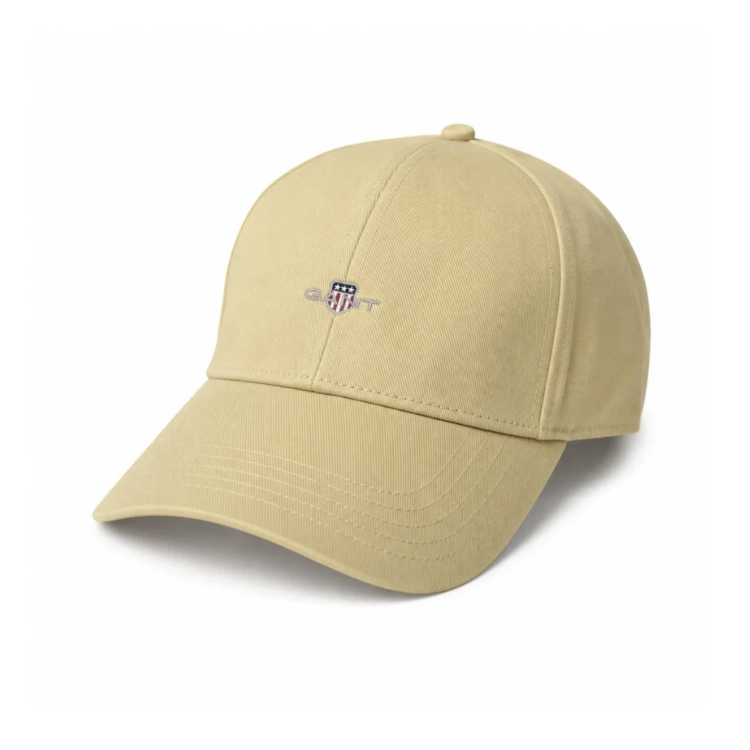 GANT Shield Logo Cotton Twill Baseball Cap Men - Beige