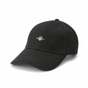 GANT Shield Logo Cotton Twill Baseball Cap Men - Black