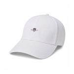 GANT Shield Logo Cotton Twill Baseball Cap Men - White