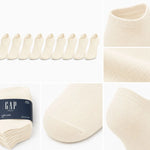 GAP 10-Pack Low Cut Socks - CRM - Cream / 10 Pairs / OS