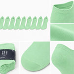 GAP 10-Pack Low Cut Socks - GRN - Green / 10 Pairs / OS
