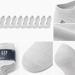 GAP 10-Pack Low Cut Socks - GRY - 10 Pairs / Light Gray / OS